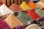 Istanbul, Turkey - May 25 : Spices For Sale In The Spice Bazaar In Istanbul Turkey On May 25, 2018 Stock Photo