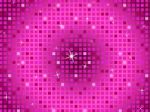 Pink Squares Background Means Twinkling Pattern And Party Stock Photo