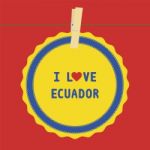 I Love Ecuador4 Stock Photo