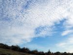 Scenic View Of The Sky Over The Ashdown Forest In Sussex Stock Photo
