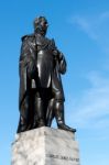 Statue Of Charles James Napier In Trafalgar Square Stock Photo