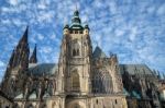 St Vitus Cathedral In Prague Stock Photo