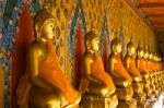 Budha Statue At Wat Arun Bangkok Thailand Stock Photo