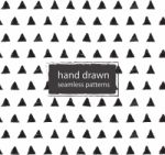 Hand Drawn Marker And Ink Seamless Patterns Stock Photo
