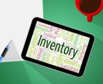 Inventory Word Shows Text Words And Stocks Stock Photo