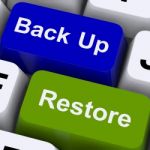 Back Up And Restore Keys Stock Photo