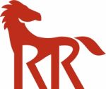 Red Horse Silhoutte Rr Legs Retro Stock Photo