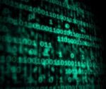 Matrix Code Copyspace Shows Digital Numbers Programming Backgrou Stock Photo