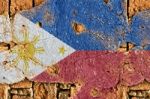 Grunge Flag Of Philippines Stock Photo