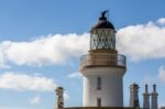 Chanonry Point Lighthouse In Scotland Stock Photo