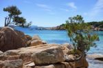 Quite Cove On The Costa Smeralda In Sardinia Stock Photo