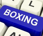Boxing Key Show Fighting Or Punching
 Stock Photo