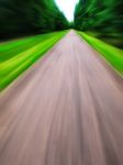 Vertical Road Speed Rush Abstraction Stock Photo