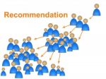 Recommend Recommendations Shows Vouched For And Confirmation Stock Photo