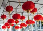 Singapore - February 3 : View Of Chinese Lanterns In Singapore O Stock Photo