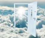 Door In The Sky Stock Photo