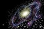 Galaxy In Universe Stock Photo