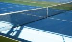 Tennis Court Net Stock Photo