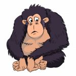 Ape Cartoon -  Illustration Stock Photo