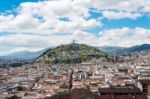 Historical Center Of Old Town Quito Stock Photo