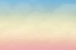 Colorful Soft Cloud Background Stock Photo
