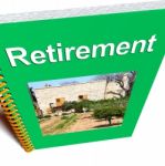 Retirement Book Stock Photo