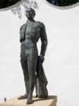 Ronda, Andalucia/spain - May 8 : Statue Of Bullfighter Antonio O Stock Photo