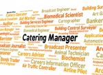 Catering Manager Represents Employee Position And Recruitment Stock Photo