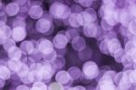 Abstract Purple Bokeh Blur Style For Background Stock Photo