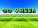 Go Green Stock Photo