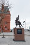 View Of The Statue Honouring Ivor Novello Stock Photo