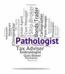 Pathologist Job Representing Employee Occupations And Position Stock Photo