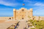 Citadel Of Qaitbay Fortress, Alexandria, Egypt Stock Photo