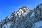 Seoraksan In Winter,famous Mountain In Korea Stock Photo