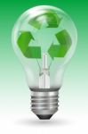 Recycle Bulb Stock Photo