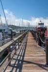 Sausalito, California/usa - August 6 : A View Of The Marina In S Stock Photo