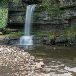 View Of Askrigg Waterfall In The Yorkshire Dales National Park Stock Photo
