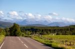 Road To The Cairngorm Mountains Stock Photo