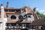 Bran, Transylvania/romania - September 20 : Exterior View Of Dra Stock Photo