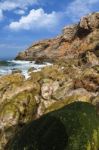 Coastal Algarve Region Near Sagres, Portugal Stock Photo
