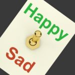 Happy And Sad Switch Stock Photo