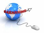 E Learning Concept Stock Photo