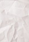 White Crumpled Paper Stock Photo