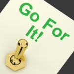 Go For It Switch Stock Photo