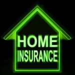 Home Insurance Means Protecting And Insuring Property Stock Photo