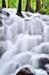 Cascading Waterfall Stock Photo
