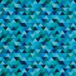 Seamless Bluel Zig Zag Triangle Pattern Stock Photo