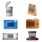 Barcode Icons Stock Photo
