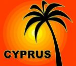 Cyprus Holiday Represents Go On Leave And Summer Stock Photo