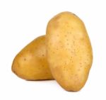 Potato Isolated On The White Background Stock Photo
